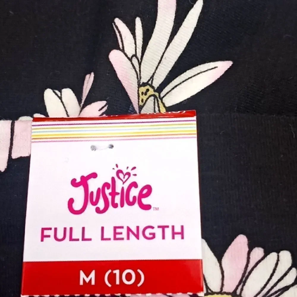 Girls Justice Tank Top & Pants Outfit 2-Piece Set Size M